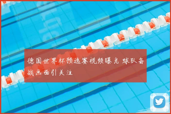 德国世界杯预选赛视频曝光 球队备战画面引关注
